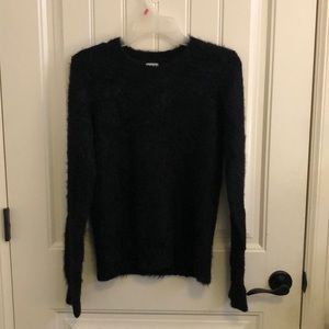 A New Day Black Fuzzy Sweater (S)
